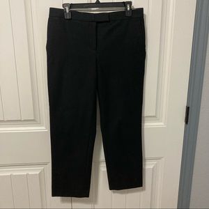Black Ann Taylor cropped trousers, size 6